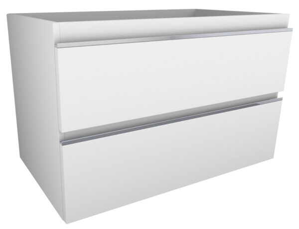 Tigris onderkast met 2 laden 80 x 46 cm glans wit 386002