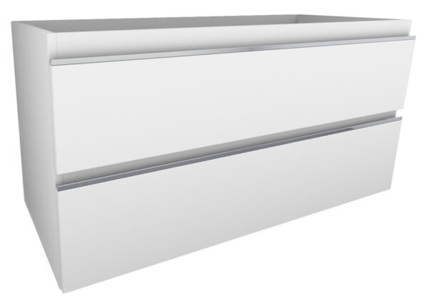 Tigris onderkast met 2 laden 100 x 46 cm glans wit 386004