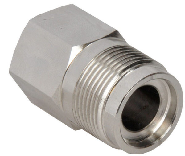 Gaskoppeling 1/2''bin.x M-24 vernikkeld 404617