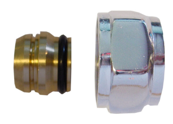 adaptor eurokonus/knel 15mm chroom 433509