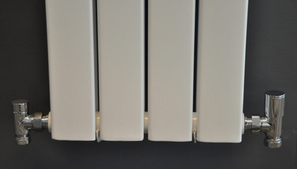 Luxe radiator aansluitset haaks chroom 433537