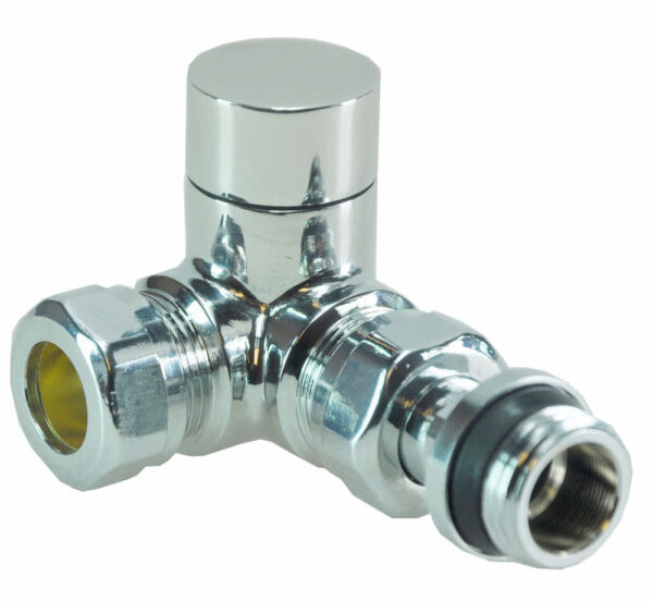 luxe regelvent. 1/2''x15 (M22) knel haaks verkeerd chroom 433541