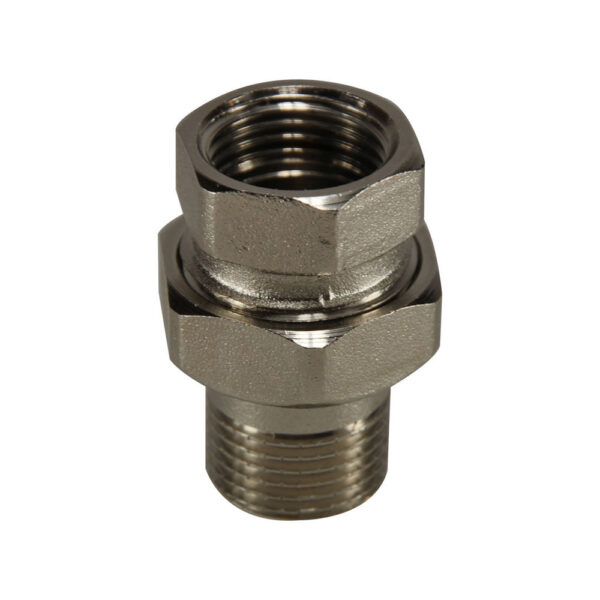 Rd-482 rad. koppeling 1/2'' recht vernikkeld 433564