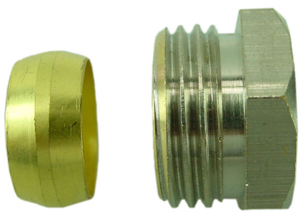 knelset 1/2x15mm vernikkeld 434579