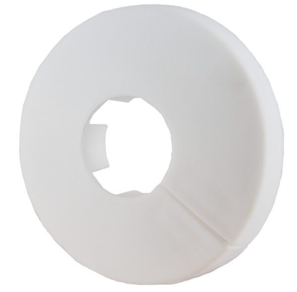 Klemrozet rond 16 mm wit 483512