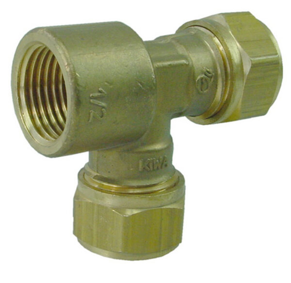 P-737 messing knel teestuk 22x22x1/2"binnen 633634