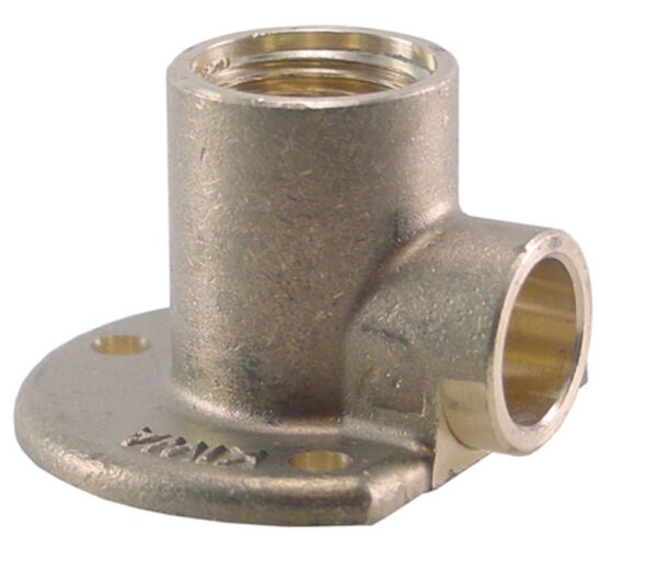 Messing soldeer muurplaat laag 1/2"x15mm 693536