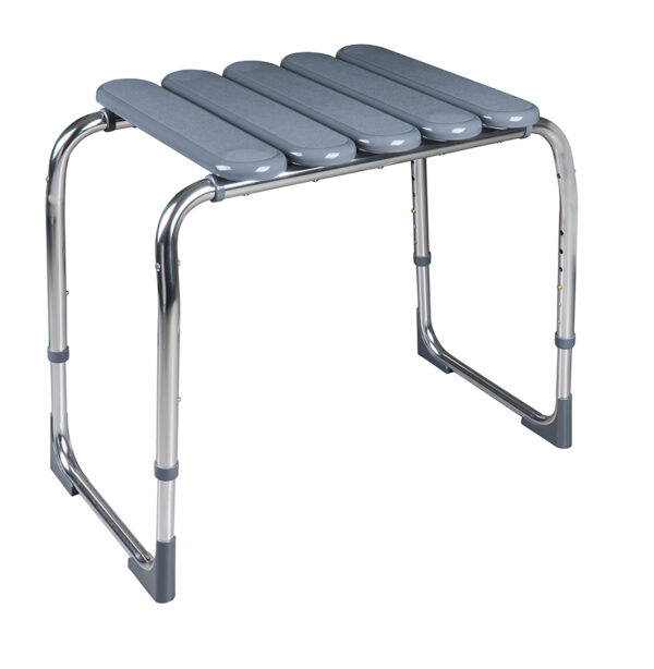 Ridder Pro badkamerkruk verstelbaar grijs 731315