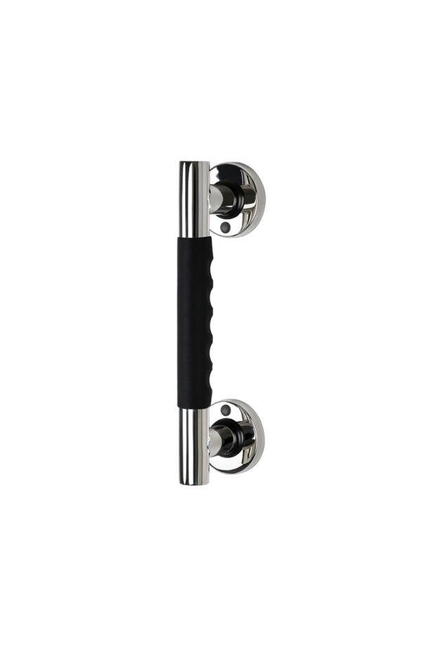 Ridder Ken badgreep met softgrip 30 cm chroom/zwart 731320
