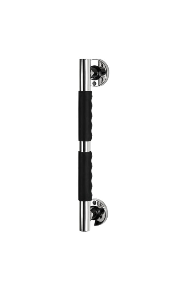 Ridder Ken badgreep met softgrip 50 cm chroom/zwart 731322