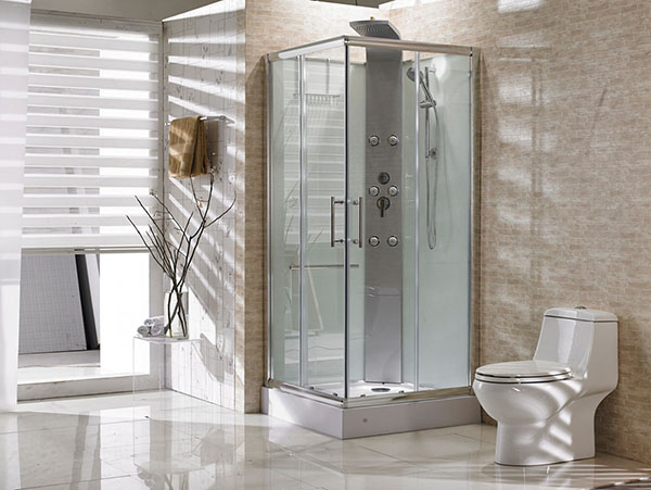 Productfoto Rainbow douchecabine 90x90x226 alu 5mm glas 10189
