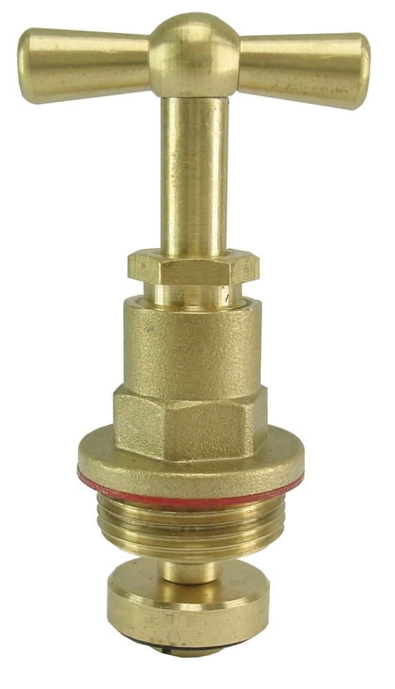 Productfoto Bovendeel messing voor stopkraan Kiwa 22mm 3/4" 144211