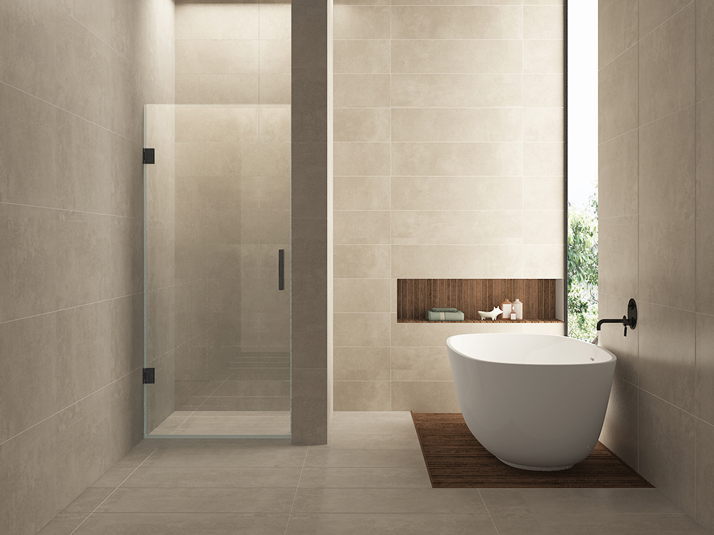 Productfoto Less nisdeur 1000 x 2000 x 8 mm nano helder glas/gunmetal 203204