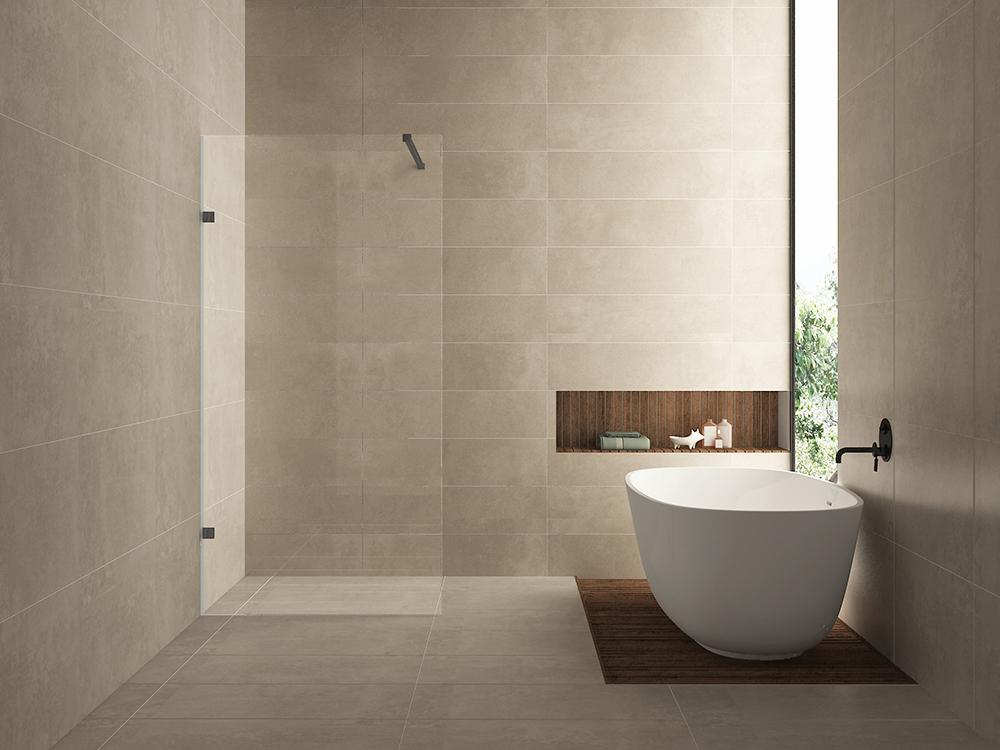 Productfoto Less inloopdouche 500 x 2000 x 8 mm nano helder glas/gunmetal 203344