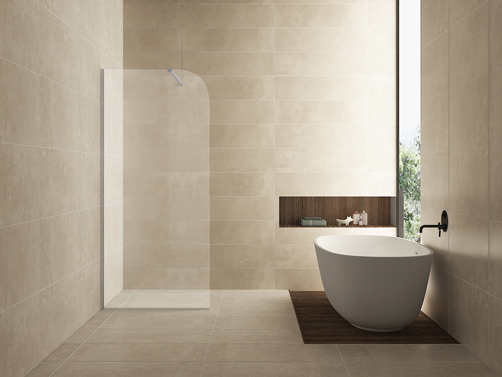 Productfoto Curvea inloopdouche 900 x 2000 x 8 mm nano helder glas 203566