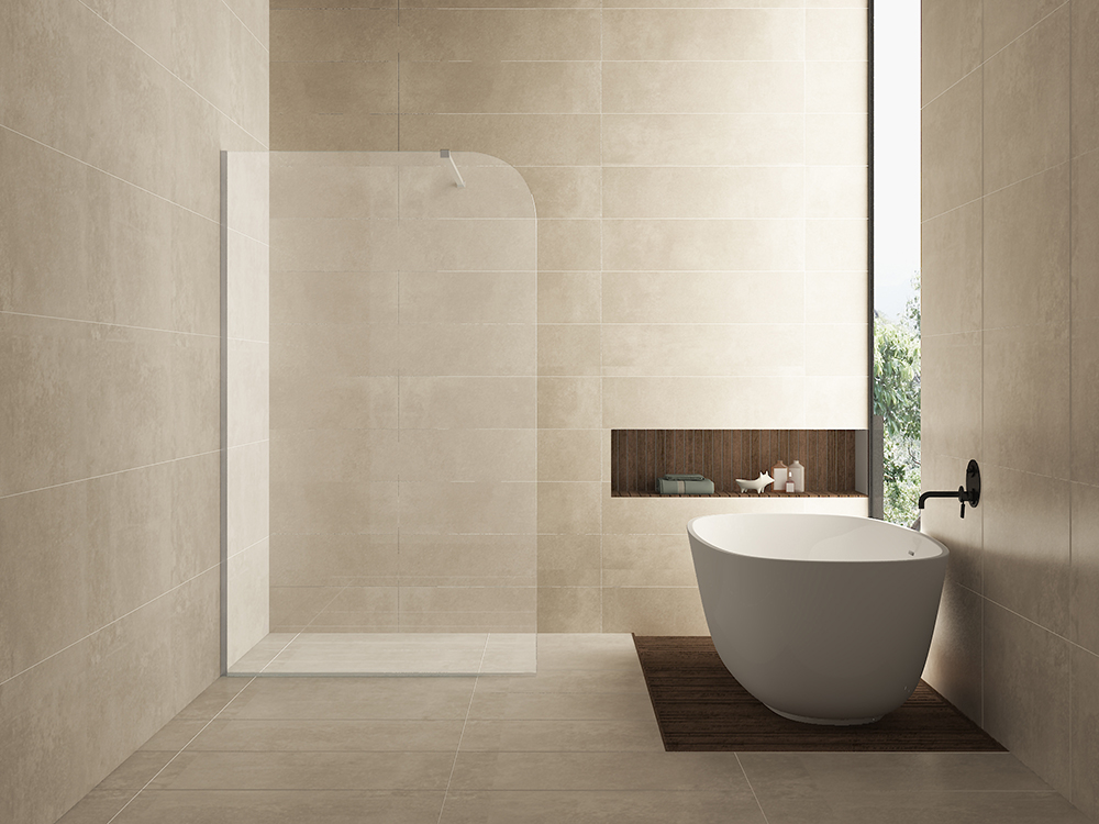 Productfoto Curvea inloopdouche 1200 x 2000 x 8 mm nano helder glas 203568