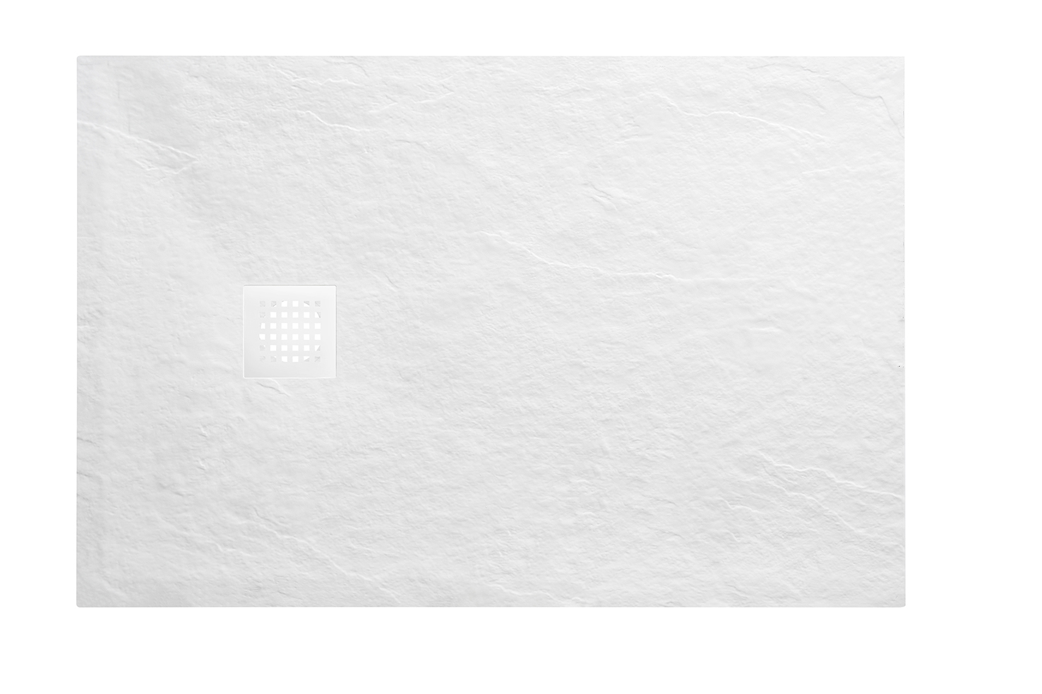 Productfoto Stonea douchebak antislip composiet 900x1400x30 mm inkortbaar mat wit 213527
