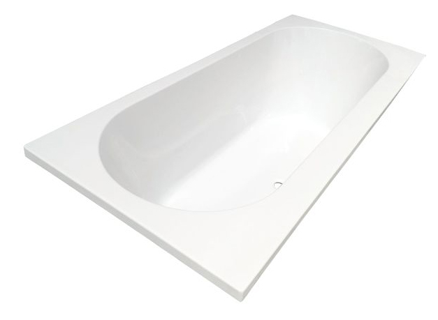 Productfoto Portus RD inbouw duo ligbad 180x80x49 cm acryl glans wit 213655