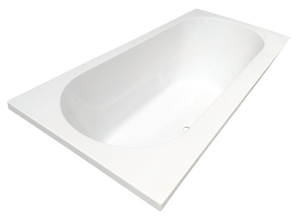 Productfoto Portus RD inbouw duo ligbad 170x70x43 cm glans wit 213659