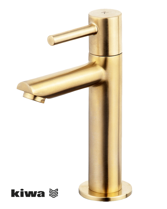Productfoto Caral Amador fonteinkraan XL Kiwa 1/2'' geborsteld messing PVD 222723