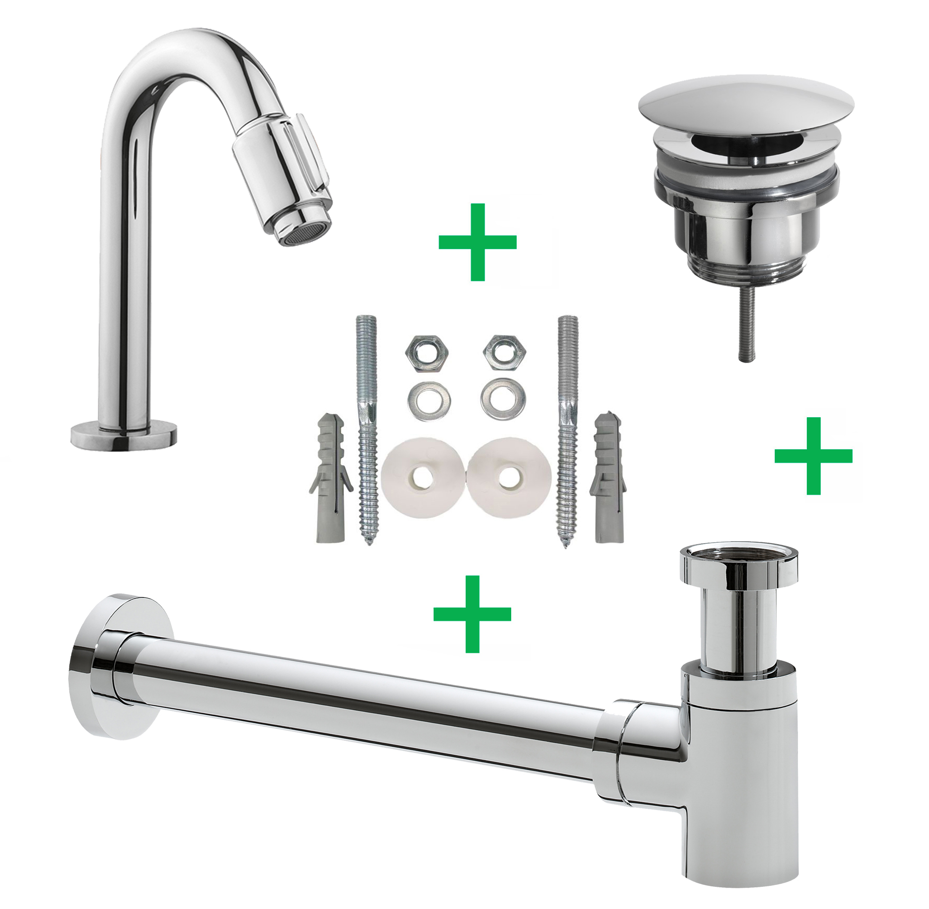 Productfoto Caral Victoria fonteinkraanset chroom 223736