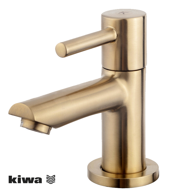 Productfoto Caral Amador fonteinkraan Kiwa 1/2'' geborsteld messing PVD 225701
