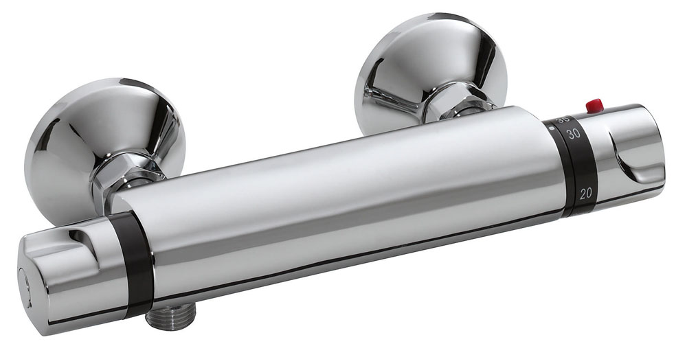 Productfoto Universele thermostatische douchemengkraan 15cm chroom 233605