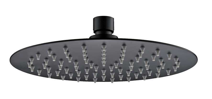 Productfoto Tivaro hoofddouche rond 25 cm mat zwart 243727