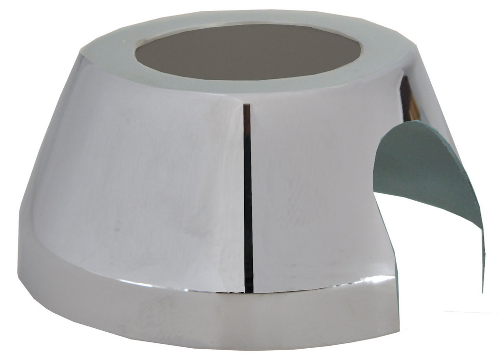 Productfoto Rozet voor muurplaatkoppeling 1/2" x 12 mm chroom 253638