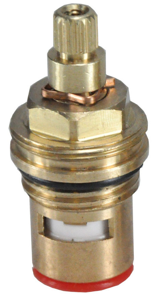 Productfoto Keramische spindel 1/2 links sluitend rood 263566
