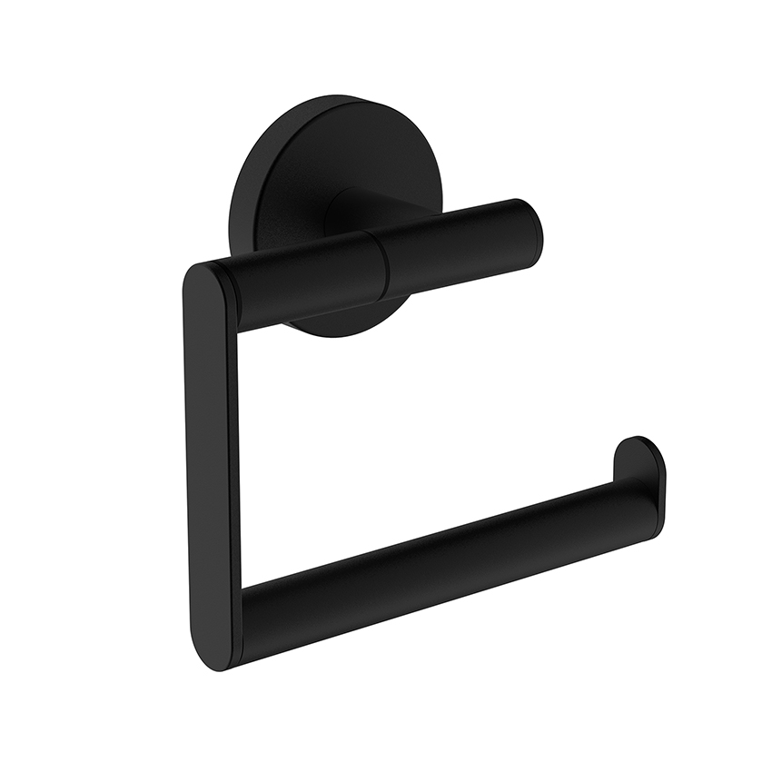 Productfoto Alonzo toiletrolhouder zonder klep mat zwart 288021