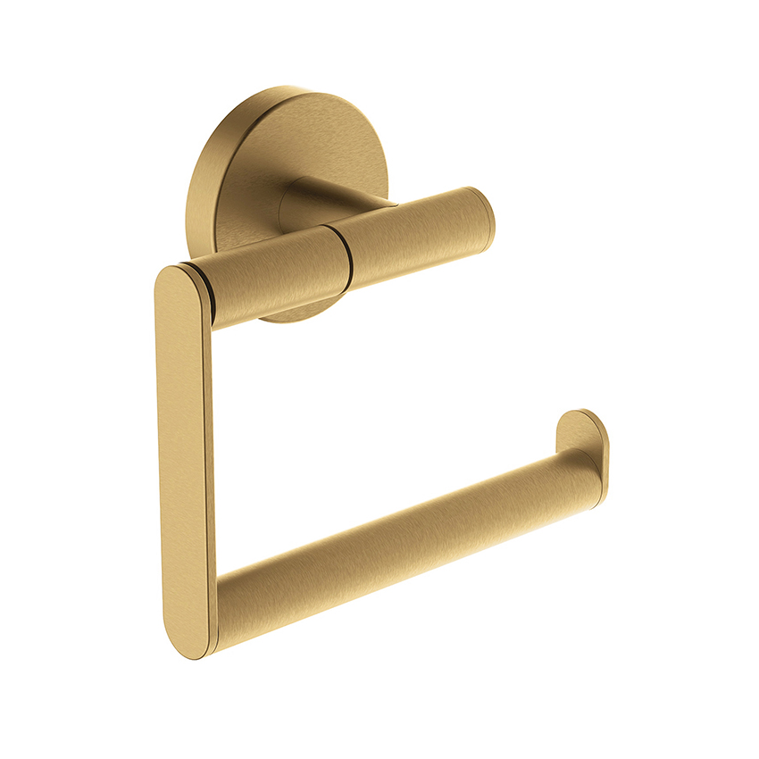 Productfoto Alonzo toiletrolhouder zonder klep geborsteld messing PVD 288023