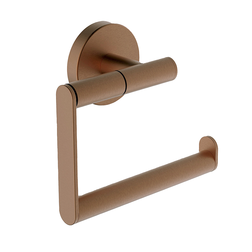 Productfoto Alonzo toiletrolhouder zonder klep geborsteld brons koper PVD 288025