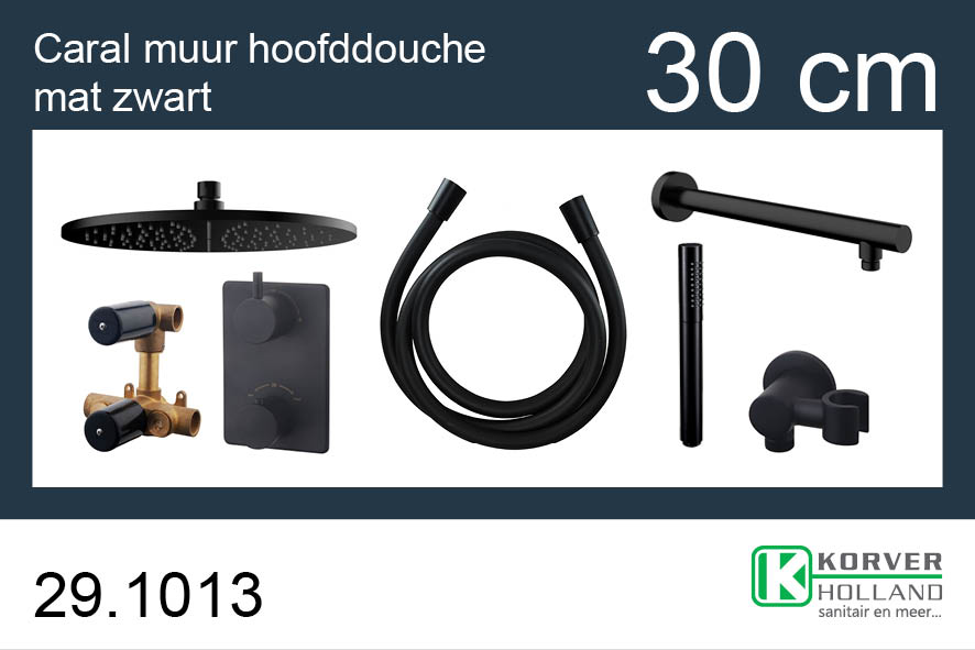 Productfoto one-pack inbouwthermostaatset rond type 304 MZ (30cm) 291013