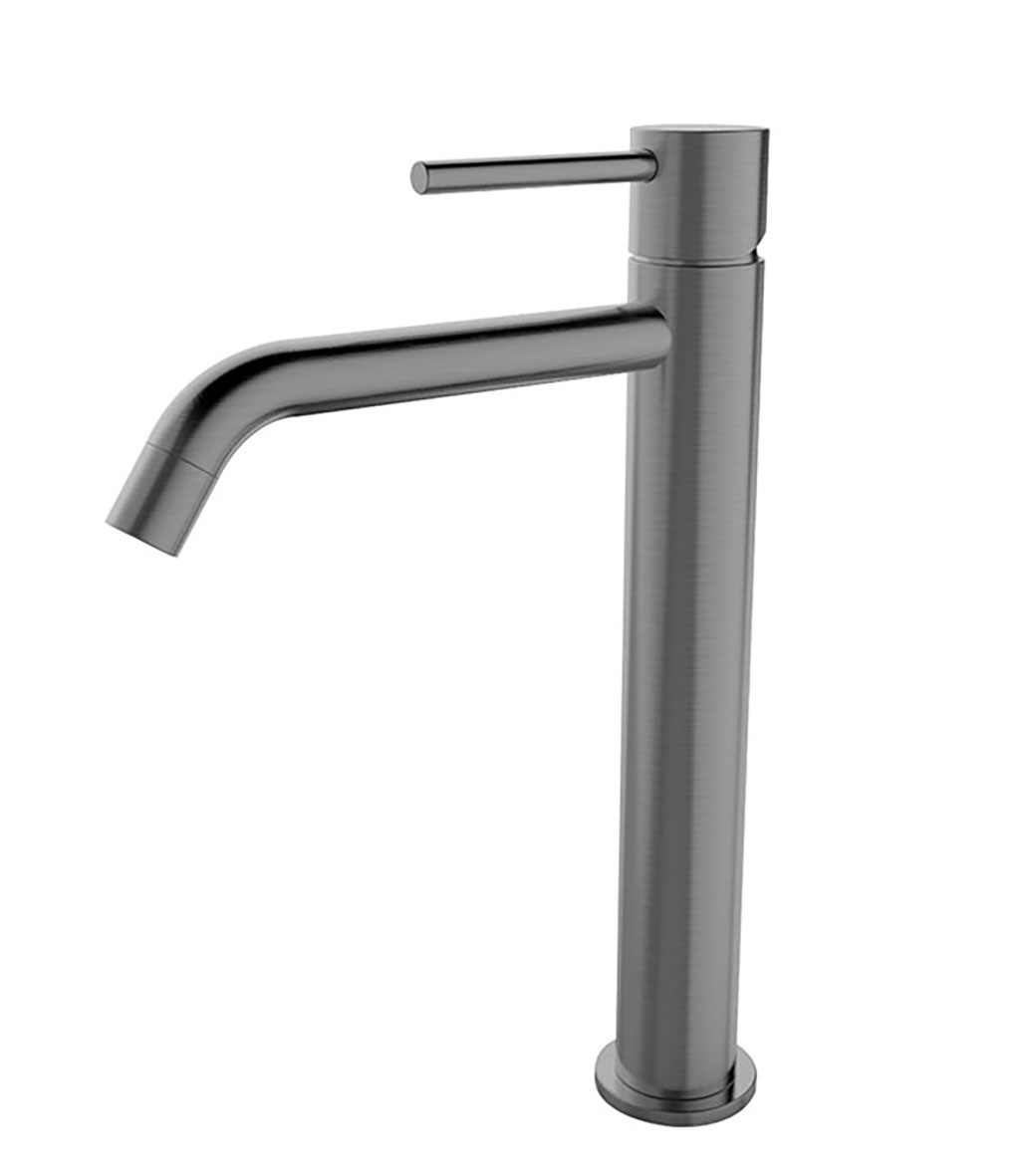 Productfoto Style XL wastafelkraan hoog gunmetal PVD 291624