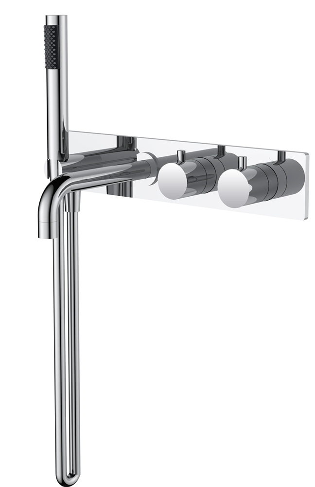 Productfoto Style badthermostaat muur inbouw chroom 291650