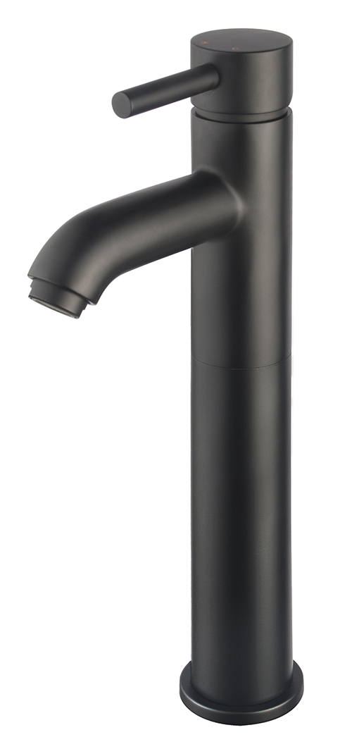 Productfoto Cimara wastafelkraan hoog mat zwart 292105