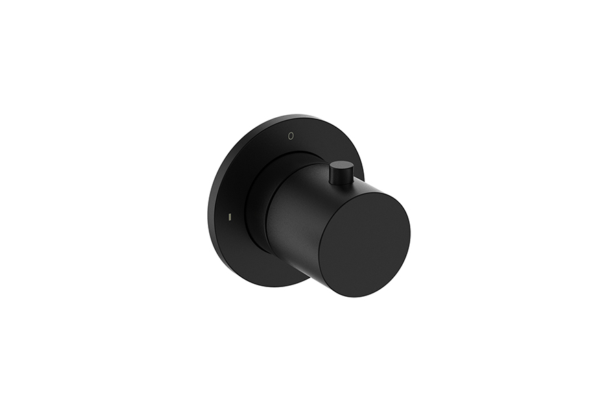 Productfoto Caral afbouwdeel stopkraan mat zwart 292533