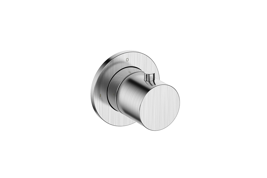 Productfoto Caral afbouwdeel stopkraan geborsteld staal PVD 292534