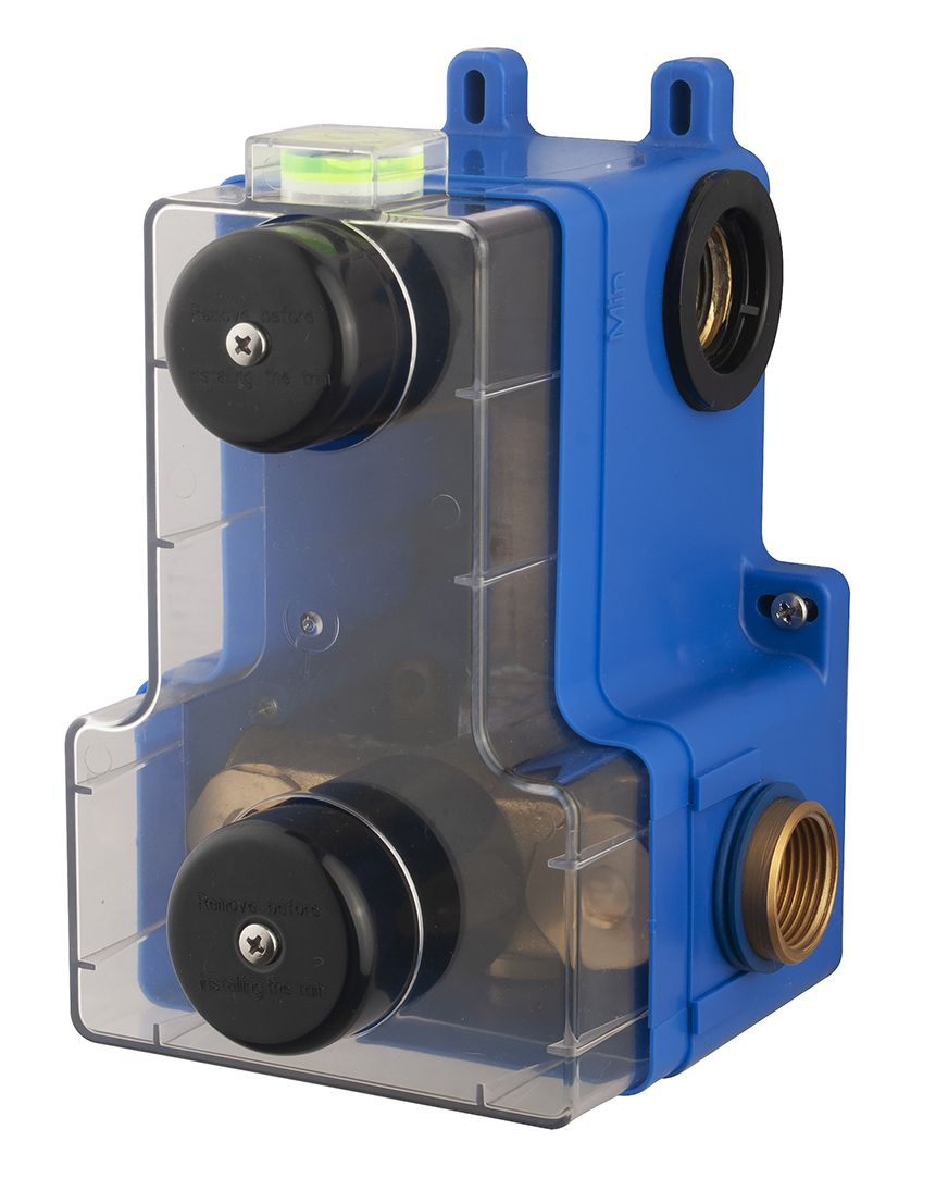 Productfoto Caral inbouwbox inbouwthermostaat 2 weg 292600