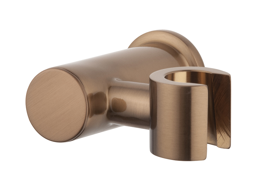 Productfoto UniMatch wandhanddouchehouder kantelbaar geborsteld brons koper PVD 292806