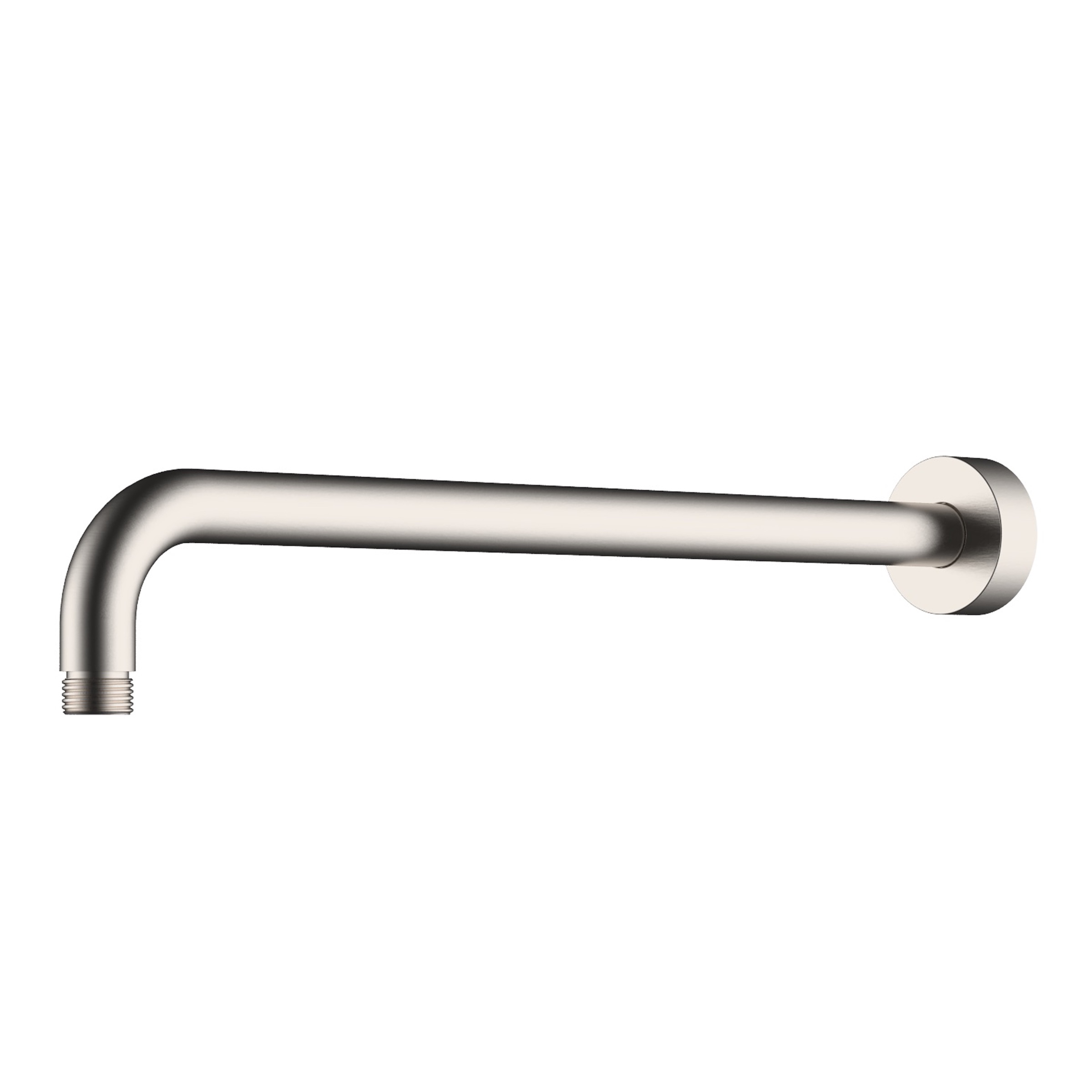 Productfoto UniMatch douchearm met muurbevestiging 45 cm geborsteld staal PVD 292863