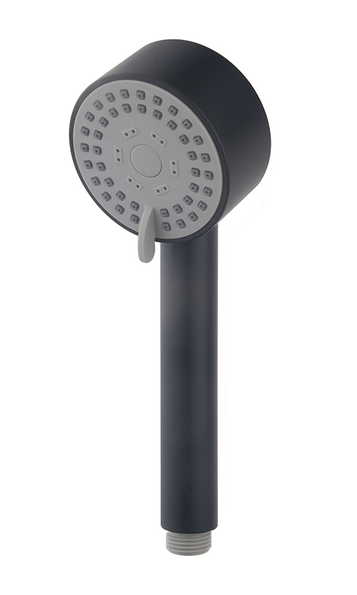 Productfoto UniMatch Cadans handdouche 3 standen Ø 8 cm mat zwart 292916