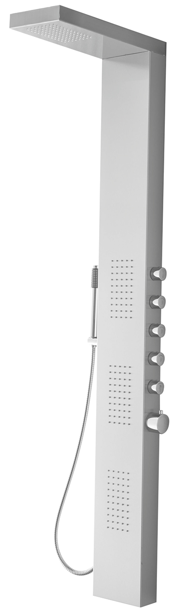 Productfoto Ohio thermostatische douchekolom 158x20 cm RVS 293752