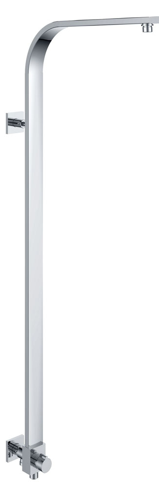 Productfoto Douchestang met omstelknop 45x1000 mm chroom 293845