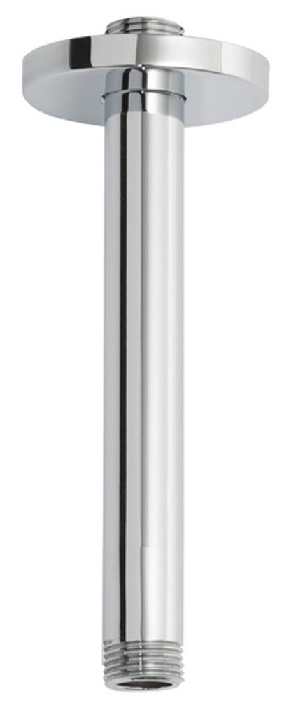 Productfoto UniMatch douchearm met plafondbevestiging 15 cm chroom 293860