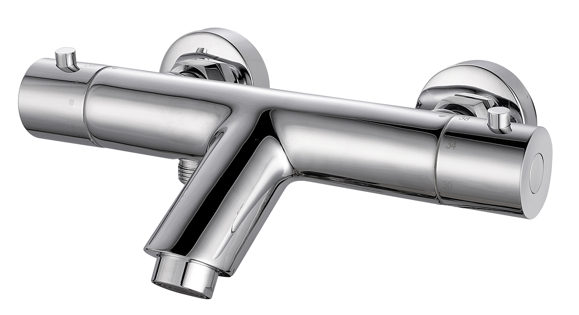 Productfoto Rio thermostatische badmengkraan 15 cm chroom 293922