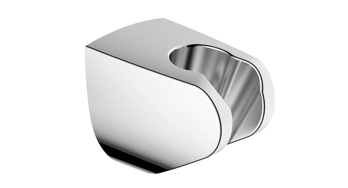 Productfoto UniMatch wandhanddouchehouder kunststof chroom 293949
