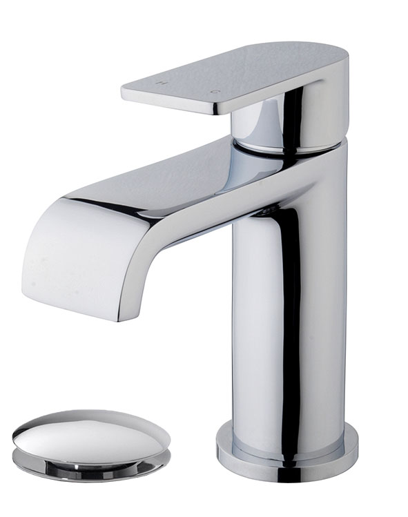 Productfoto Lima wastafelkraan met clickwaste chroom 293950