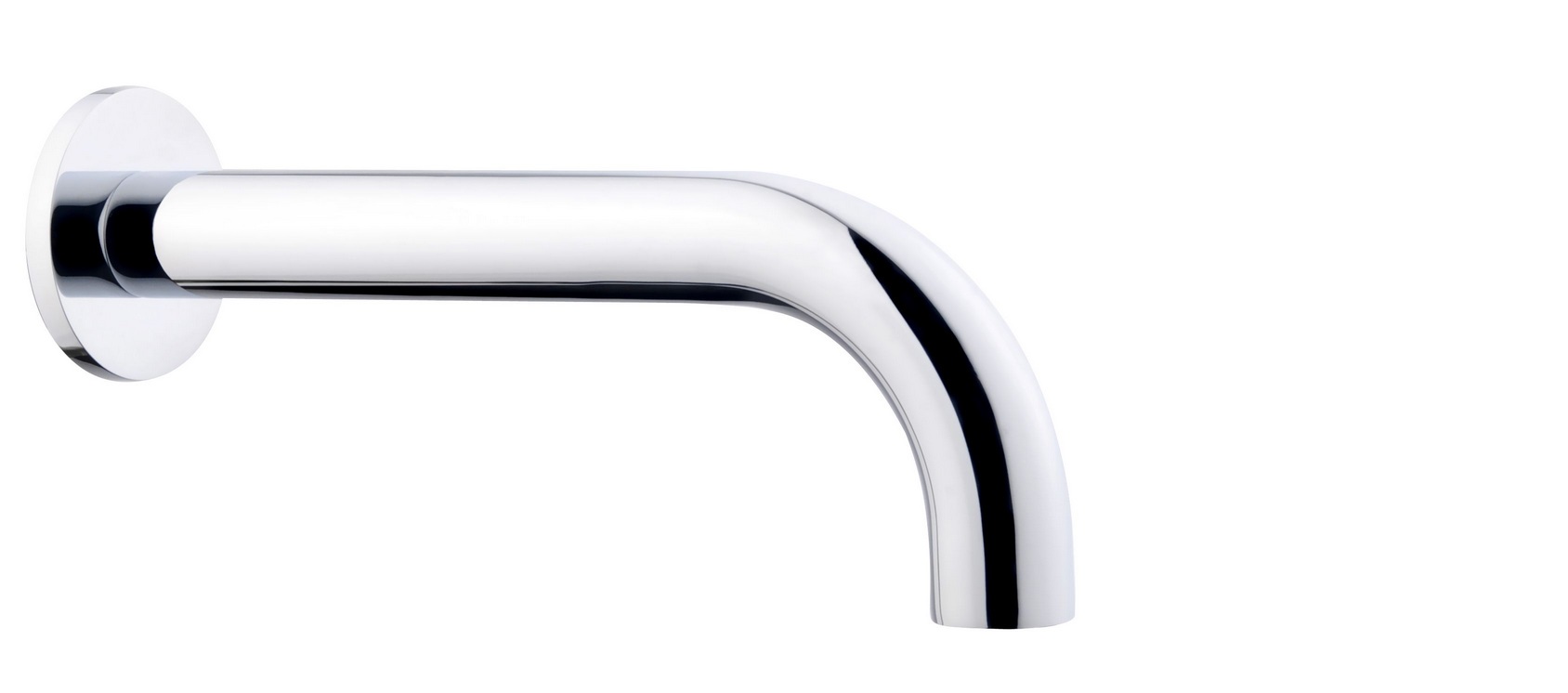 Productfoto Caral baduitloop rond 20 cm 1/2'' chroom 293984